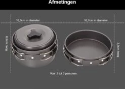 Hikr® Camping Pannenset - Complete 22-delige Kookset - Lichtgewicht - Kookgerei Servies - Outdoor - BPA-vrij - Keukengerei Set -Kampeeruitrusting 1200x848 5