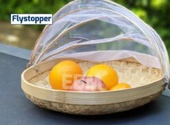 Voedselkap - Vliegenkapjes Bamboe Set 3 Stuks - Flystopper -Kampeeruitrusting 1200x880 6