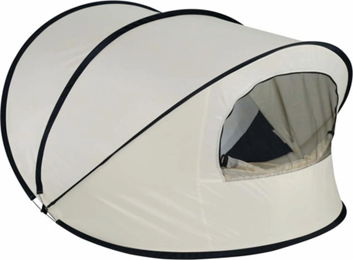 Deryan Luxe Pop Up Strandtent XXL - Anti-UV 50+ - Cream 9 Deryan Luxe Pop Up Strandtent XXL - Anti-UV 50+ - Cream - Afbeelding 9
