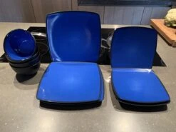 Camping Servies - 12 Delig – 100% Melamine Servies Set – Campingservies – Melamine Servies - Blue Ocean -Kampeeruitrusting 1200x900 35