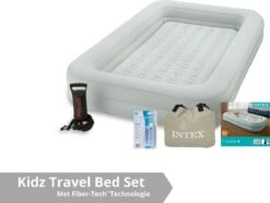 Intex Luchtbed - Kinder Reisbed - 1 Persoons - Slaapgedeelte: B71 X L132 X H10 - Met Reparatieset 17 Intex Luchtbed - Kinder Reisbed - 1 Persoons - Slaapgedeelte: B71 X L132 X H10 - Met Reparatieset -Kampeeruitrusting 1200x903