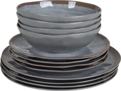 Bo-Camp Servies - Halo - 12-delig - Grijs -Kampeeruitrusting 1200x910 8