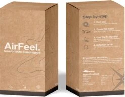 AirFeel Opblaasbaar Slaapmatje - Ingebouwde Pomp En Kussen - Lichtgewicht - 196 X 60 X 6cm - Gray -Kampeeruitrusting 1200x928