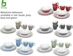 Bo-Camp Servies - Campingbord - 100% Melamine - 16-delig - Groen 15 Bo-Camp Servies - Campingbord - 100% Melamine - 16-delig - Groen -Kampeeruitrusting 1200x928 3