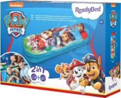 Paw Patrol ReadyBed Luchtbed + Slaapzak + Kussen - Blauw - 150x62x20 -Kampeeruitrusting 1200x967 1