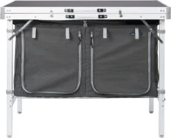 Campart Campingkeuken KI-0757 – Complete Keuken En Campingkast – Opvouwbaar En Inclusief Draagtas - Grijs -Kampeeruitrusting 1200x973 1