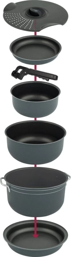 Bo-Camp Pannenset - Camping - 7-delig - Aluminium -Kampeeruitrusting 333x1200
