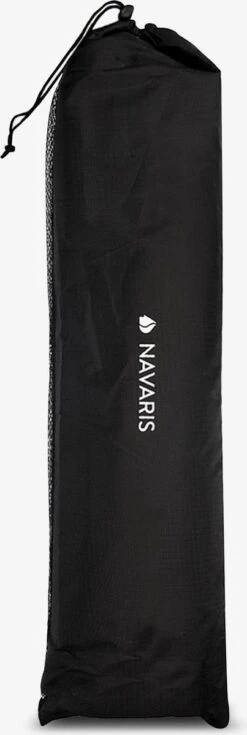 Navaris Campingtafel - Inklapbaar Campingtafeltje Van Aluminium - Opvouwbare Tafel Inclusief Draagtas - Picknicktafel - Zilver -Kampeeruitrusting 403x1200