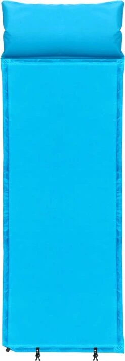 Springos Slaapmat | Zelfopblazend | 186 Cm | Inclusief Hoes & Hoofdkussen | Lichtblauw 25 Springos Slaapmat | Zelfopblazend | 186 Cm | Inclusief Hoes & Hoofdkussen | Lichtblauw -Kampeeruitrusting 416x1200