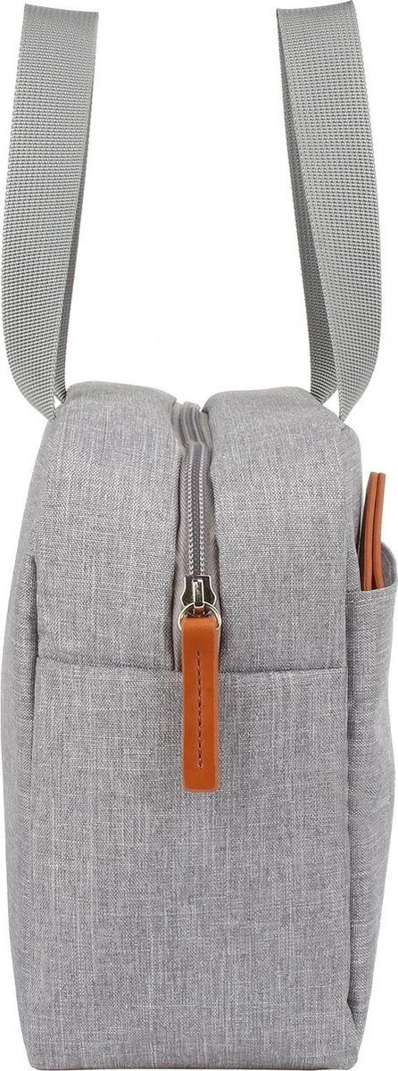 Brisby 4 Laags Geïsoleerde Koeltas - Lunchtas 4 Liter - Lichtgrijs 2 Brisby 4 Laags Geïsoleerde Koeltas - Lunchtas 4 Liter - Lichtgrijs - Afbeelding 2