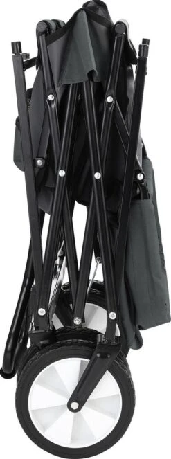 Monzana Bolderkar Opvouwbaar - 100 Liter - Met Afneembaar Dak Grijs -Kampeeruitrusting 447x1200