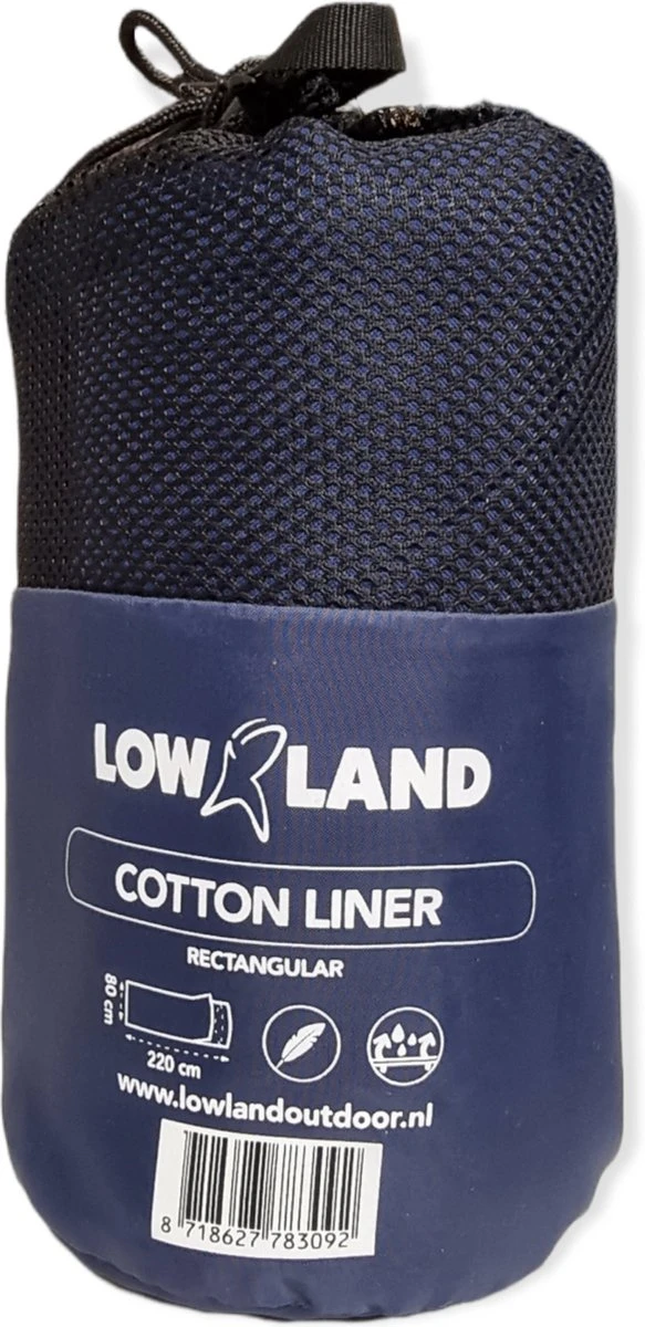 LOWLAND OUTDOOR® LAKENZAK - 100% KATOEN - RECHT MODEL - 220X80 CM - 350GR 4 LOWLAND OUTDOOR® LAKENZAK - 100% KATOEN - RECHT MODEL - 220X80 CM - 350GR - Afbeelding 4