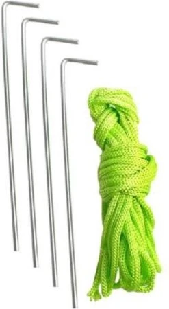 Merkloos 4 In 1 Pop-up Douchetent Voor Omkleden, Douchen, Toilet En Opslag - 1 Persoons Tent - Camping Douche En Omkleedtent - Inclusief Haringen En Draagtas - 190 X 110 X 110 Cm Blauw -Kampeeruitrusting 659x1200