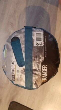 Max Ranger - XL Mummieslaapzak Blauw 220 X 80 Cm - Extra Grote Mummieslaapzak - XL Mummie Slaapzak Blauw -Kampeeruitrusting 674x1200 1