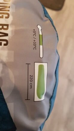 Max Ranger - XL Mummieslaapzak Blauw 220 X 80 Cm - Extra Grote Mummieslaapzak - XL Mummie Slaapzak Blauw -Kampeeruitrusting 674x1200