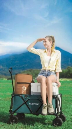 Flextail Gear Bolderkar Opvouwbaar Ezy Wagon - Tot 100KG - Wielen Loskoppelbaar - Zwart -Kampeeruitrusting 674x1200 8