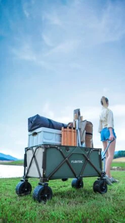 Flextail Gear Bolderkar Opvouwbaar Ezy Wagon - Tot 100KG - Wielen Loskoppelbaar - Zwart -Kampeeruitrusting 674x1200 9