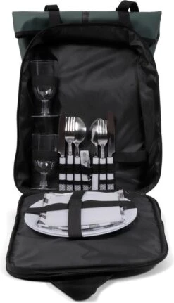 Norländer Picknick Rugtas - Koeltas - Inclusief Bestek - Groen 10 Norländer Picknick Rugtas - Koeltas - Inclusief Bestek - Groen -Kampeeruitrusting 687x1200 1