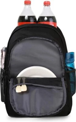 Koeltas Rugzak (25L) - Geschikt Voor 28 Blikjes - Lunchtas Voor Dames En Heren - Zwart -Kampeeruitrusting 750x1200 4