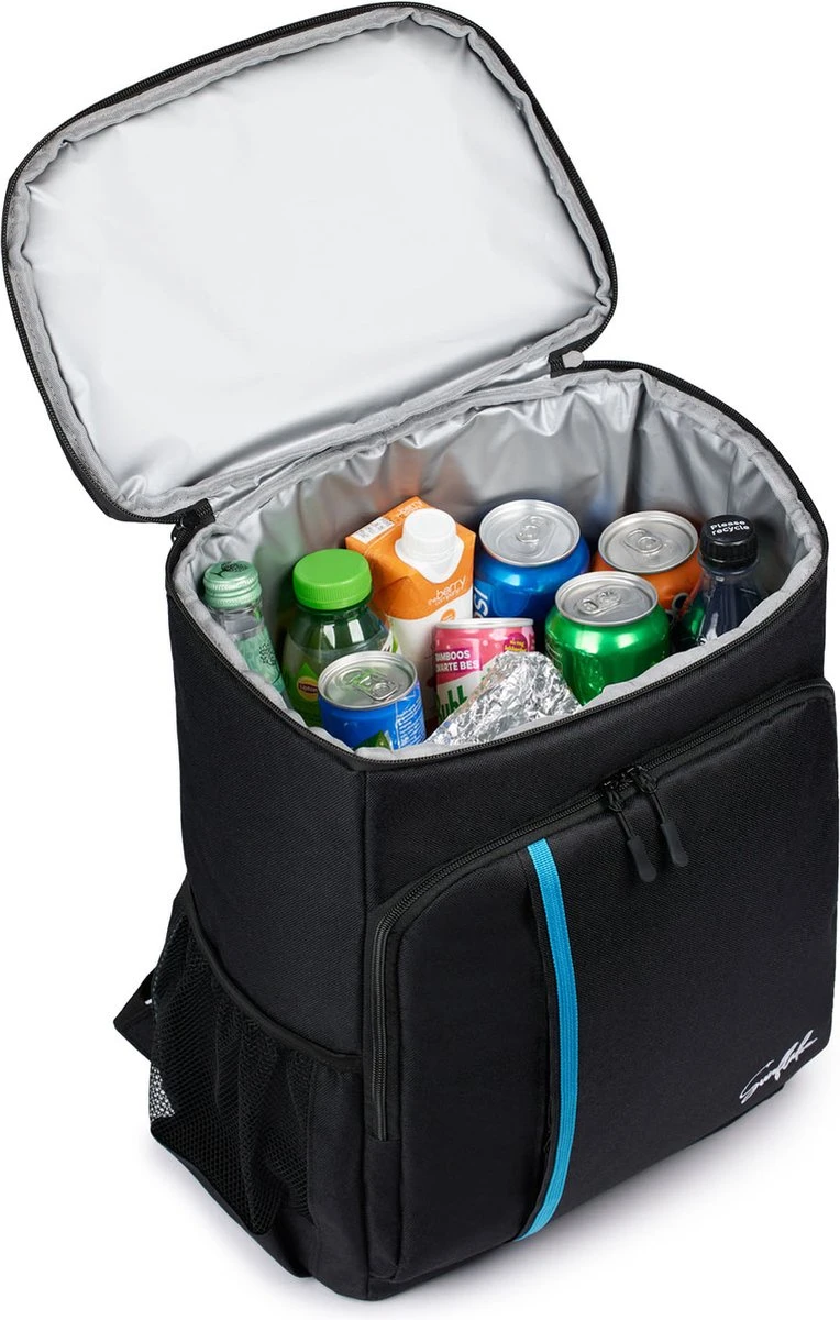 Sunflake Koelrugzak Groot - Lunchtas - Koeltas Backpack Voor Dames & Heren - Zwart 2 Sunflake Koelrugzak Groot - Lunchtas - Koeltas Backpack Voor Dames & Heren - Zwart - Afbeelding 2