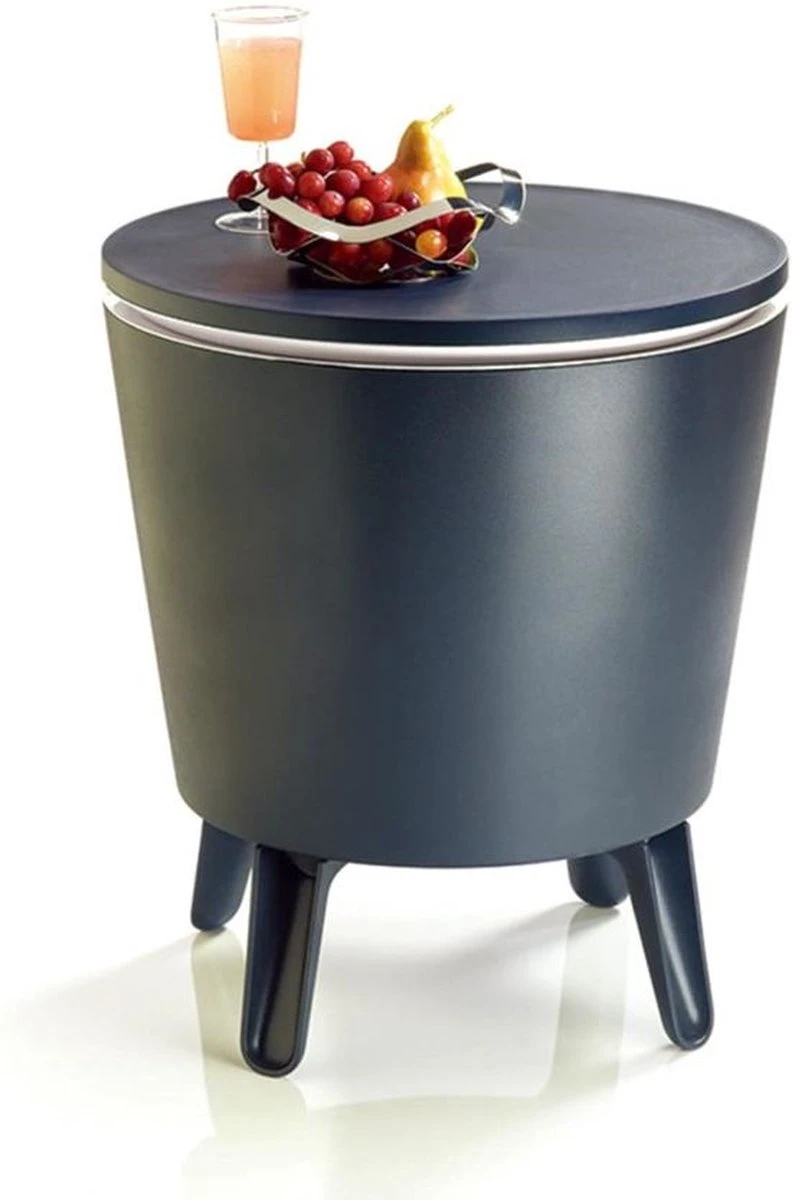 Keter Coolbar Partytafel – 49,5x49,5x57cm - Antraciet 3 Keter Coolbar Partytafel – 49,5x49,5x57cm - Antraciet - Afbeelding 3