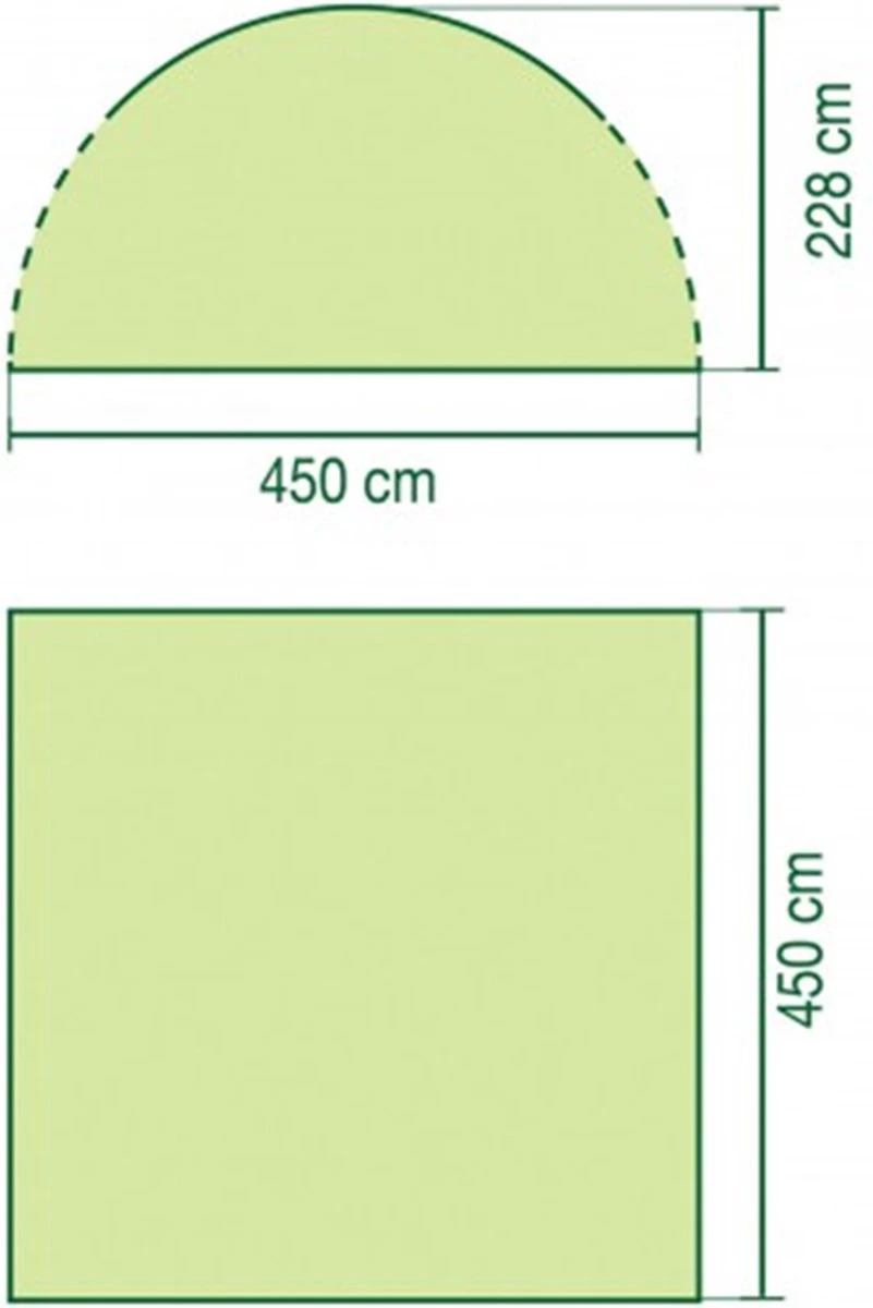 Coleman Event Shelter XL Partytent - 4.50 X 4.50 Meter - Groen/grijs 2 Coleman Event Shelter XL Partytent - 4.50 X 4.50 Meter - Groen/grijs - Afbeelding 2