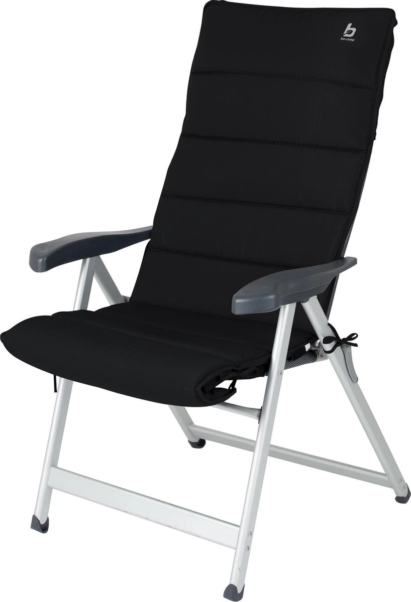 Bo-Camp - Stoelkussen - Universeel - Gepolsterd - Polyester - Antraciet 1 Bo-Camp - Stoelkussen - Universeel - Gepolsterd - Polyester - Antraciet