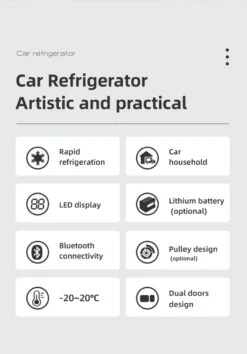 Alpicool 55L - Koelkast/vriezer - 12V-24V/230V - Compressor - APP - Voor Auto En Huis - Outdoor Camping Benodigdheden -Kampeeruitrusting 837x1200 1