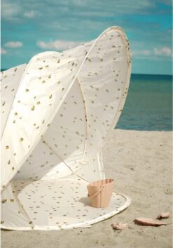 Konges Sløjd - Beach Tent Pop Up Shelter - Strandtent - Tent - Anti UV - Lemon -Kampeeruitrusting 839x1200