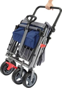 AREBOS Premium Steekwagen Met Dak Opvouwbare Tuinkar Handkar Bolderkar Blauw / Grijs 23 AREBOS Premium Steekwagen Met Dak Opvouwbare Tuinkar Handkar Bolderkar Blauw / Grijs -Kampeeruitrusting 840x1200 2