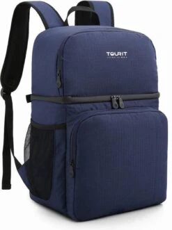Koeltas Rugzak (28L) - 16 Blikjes - Lunchtas Voor Dames En Heren - Picknicktas - Blauw 13 Koeltas Rugzak (28L) - 16 Blikjes - Lunchtas Voor Dames En Heren - Picknicktas - Blauw -Kampeeruitrusting 895x1200 4