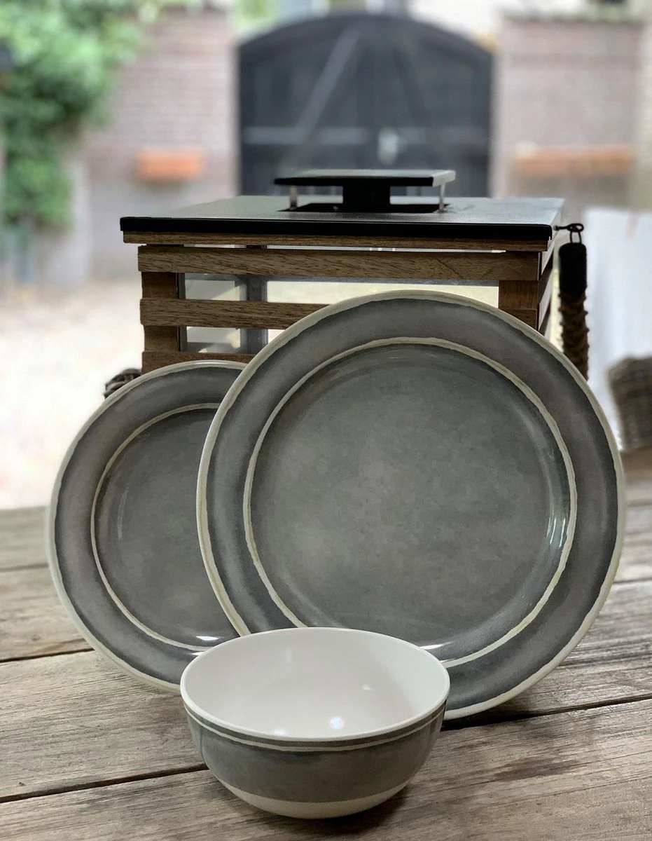 RJRQuality Camping Servies - 12 Delig – 100% Melamine Servies Set – Campingservies – Melamine Borden 2 RJRQuality Camping Servies - 12 Delig – 100% Melamine Servies Set – Campingservies – Melamine Borden - Afbeelding 2