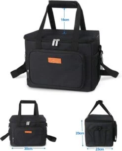 Lunchtas - Koeltas Voor Dames En Heren - Cool Bag - 4 Laags Geïsoleerde Koeltas - Kleine Cooler - Lunch Box - Lunchtas 15 Liter- Zwart 12 Lunchtas - Koeltas Voor Dames En Heren - Cool Bag - 4 Laags Geïsoleerde Koeltas - Kleine Cooler - Lunch Box - Lunchtas 15 Liter- Zwart -Kampeeruitrusting 969x1200 4