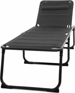 Travellife Barletta Ligbed - Antraciet / Donkergrijs -Kampeeruitrusting 972x1200