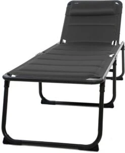 Travellife Barletta Ligbed - Antraciet / Donkergrijs -Kampeeruitrusting 977x1200