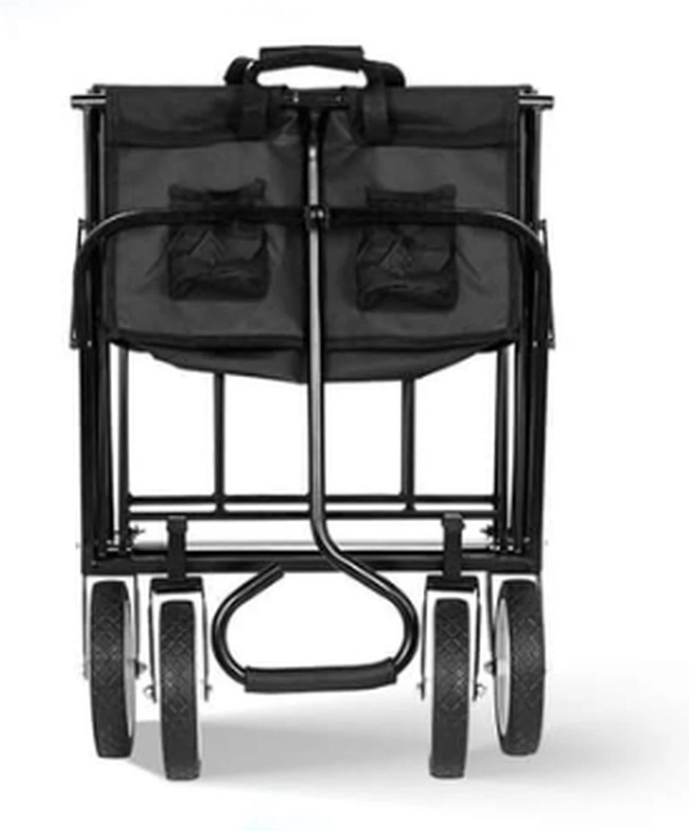 Rijoka Opvouwbare Bolderkar/Bolderwagen | Zwart 2 Rijoka Opvouwbare Bolderkar/Bolderwagen | Zwart - Afbeelding 2